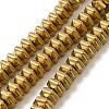 Electroplated Non-Magnetic Synthetic Hematite Beads Strands G-P518-06A-1