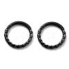 Twisted Ring Hoop Earrings for Girl Women STAS-K233-02B-EB-1