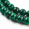 Synthetic Malachite Beads Strands X-TURQ-N006-8-3