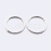 925 Sterling Silver Round Rings STER-F036-03S-0.8x5-2