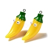 Cartoon Opaque Resin Vegetable Pendants CRES-B018-02A-1