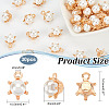 Shell Pearl Round Charms PALLOY-AB00020-2
