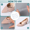 CRASPIRE 12 Pairs 3 Style Transparent TPU Anti-Loose Shoelace for High-heeled Shoes FIND-CP0001-96-6