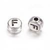 Alloy Letter Beads PALLOY-G190-AS-F-2