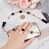 WADORN 2 Sets 2 Style Enamel Star/Heart Link Chain Phone Case Chain Strap AJEW-WR0001-39-4