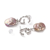 Anti-Tarnish Sterling Silver Stud Earrings EJEW-C087-13B-P-2