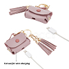 Imitation Leather Wireless Earbud Carrying Case AJEW-WH0258-685A-4
