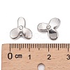 Letter Slider Beads for Watch Band Bracelet Making ALRI-O012-Y-NR-3