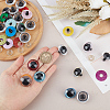 GOMAKERER 40 Sets 10 Colors Plastic Doll Craft Eyes DIY-GO0001-72-3