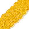 Transparent Glass Beads Strands EGLA-N013-T6mm-D04-1