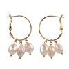 Brass Hoop Earrings EJEW-JE04273-1