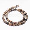 Natural Tiger Quartz Bead Strands G-K153-B24-6mm-2