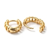 Brass Hollow Hoop Earrings EJEW-M236-01J-G-2