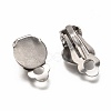 304 Stainless Steel Clip-on Earring Findings STAS-L259-001A-P-1
