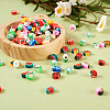 Pandahall 190pcs 19 style Handmade Polymer Clay Bead CLAY-TA0001-21-7