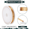 PandaHall Elite Eco-Friendly Copper Wire CWIR-PH0002-08A-2