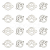 Unicraftale 16Pcs 201 Stainless Steel Links Connectors STAS-UN0056-52-1