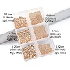 20G Stainless Steel Micro Beads MRMJ-YW0001-065B-RG-1