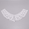 Milk Silk Embroidered Floral Lace Collar DIY-WH0260-09A-1