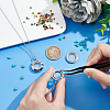 Unicraftale DIY Memory Locket Pendant Necklace Making Kit DIY-UN0003-51-2
