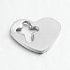 304 Stainless Steel Charms STAS-L136-02-2