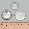 25mm Transparent Clear Domed Glass Cabochon Cover for Photo Pendant Making DIY-F007-15AS-FF-4