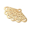 Brass Pendants KK-O100-10G-2