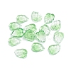 Two-Tone Transparent Glass Charms GLAA-H016-15I-1