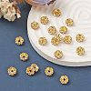 Brass Rhinestone Spacer Beads RB-YW0001-05D-01G-6