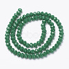 Opaque Solid Color Glass Beads Strands EGLA-A034-P2mm-D09-2