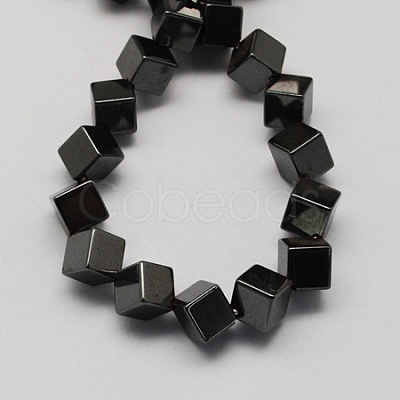 Non-magnetic Synthetic Hematite Beads Strands G-Q895-16-1