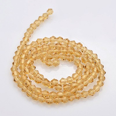 Bicone Glass Beads Strands EGLA-P016-3mm-08-1