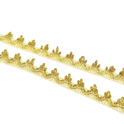 Metallic Braided Lace Trim OCOR-WH0066-35B-1