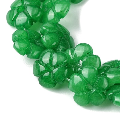 Dyed Natural Malaysia Jade Beads Strands G-H023-B18-01-1