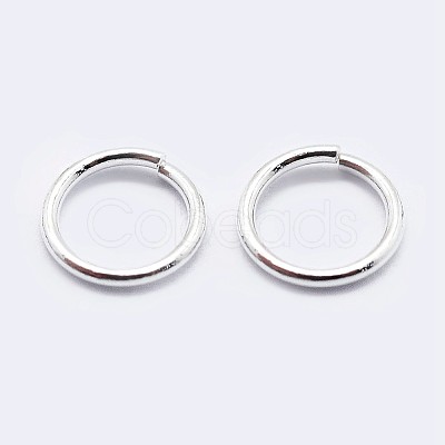 925 Sterling Silver Open Jump Rings STER-F036-02S-0.7x3mm-1