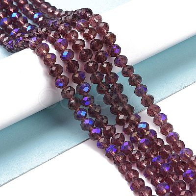 Electroplate Glass Beads Strands EGLA-A034-T2mm-L14-1