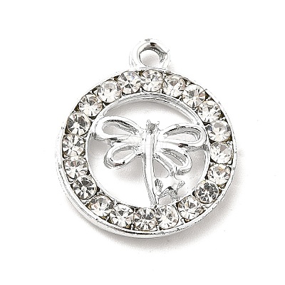 Alloy Crystal Rhinestone Pendants ALRI-C007-64P-1