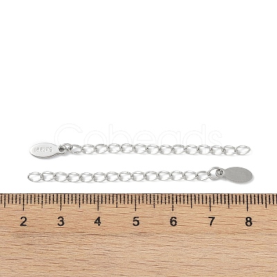 Non-Tarnish 304 Stainless Steel Chain Extender STAS-I304-24P-1