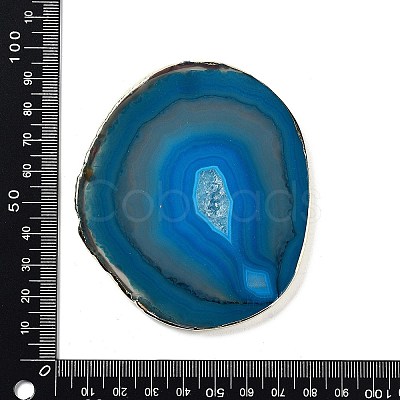 Natural Agate Coaster AJEW-NH0001-04G-01-1