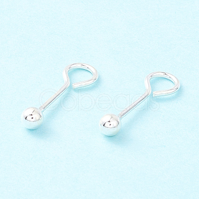 925 Sterling Silver Stud Earring Findings STER-P047-04B-S-1