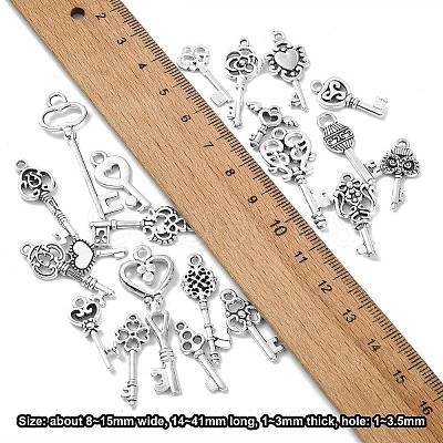 100Pcs Tibetan Style Alloy Pendants Set TIBEP-CJ0003-19-1