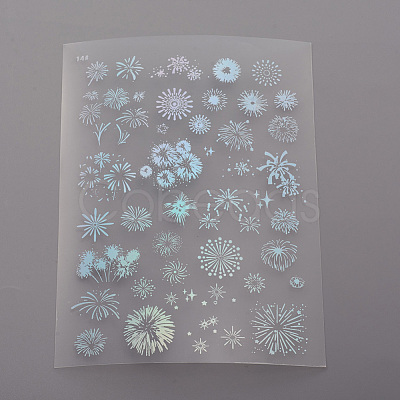 Waterproof Transparent Plastic Stickers DIY-E015-27N-1