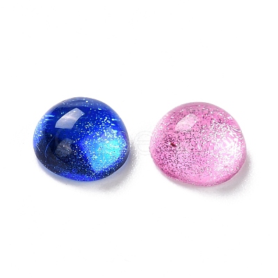 Electroplate Glass Cabochons EGLA-A005-03A-1