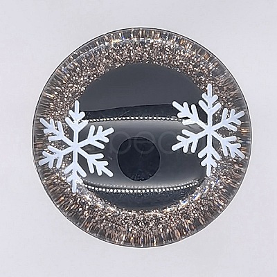 Snowflake Resin Craft Safety Eyes DIY-WH0399-97I-1