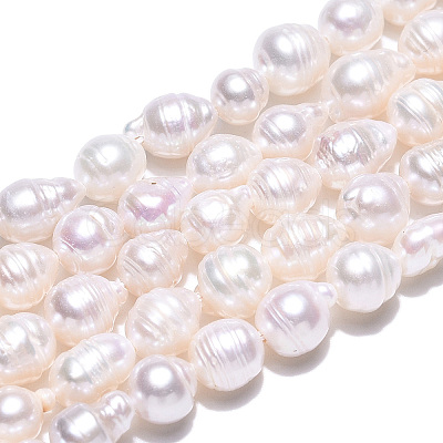 Natural Baroque Pearl Keshi Pearl Beads Strands PEAR-S020-F04-01-1