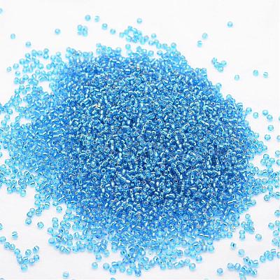 6/0 Transparent Glass Round Seed Beads SEED-J010-F6-23B-1