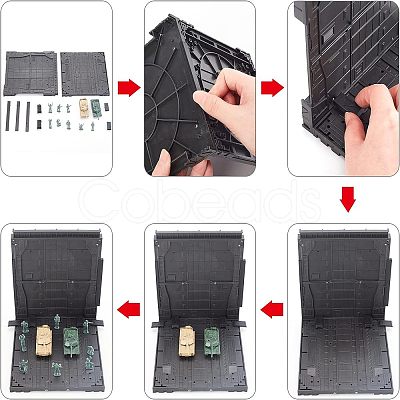 Plastic Model Toy Assembled Holder ODIS-WH0025-20-1