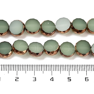 Imitation Jade Glass Beads Strands GLAA-H032-03-05-1