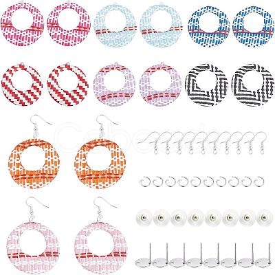 Nbeads DIY Dangle Earring Making Kits DIY-NB0005-86-1