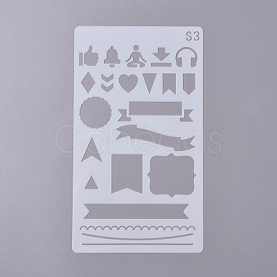 Plastic Drawing Stencil DIY-WH0155-22-1